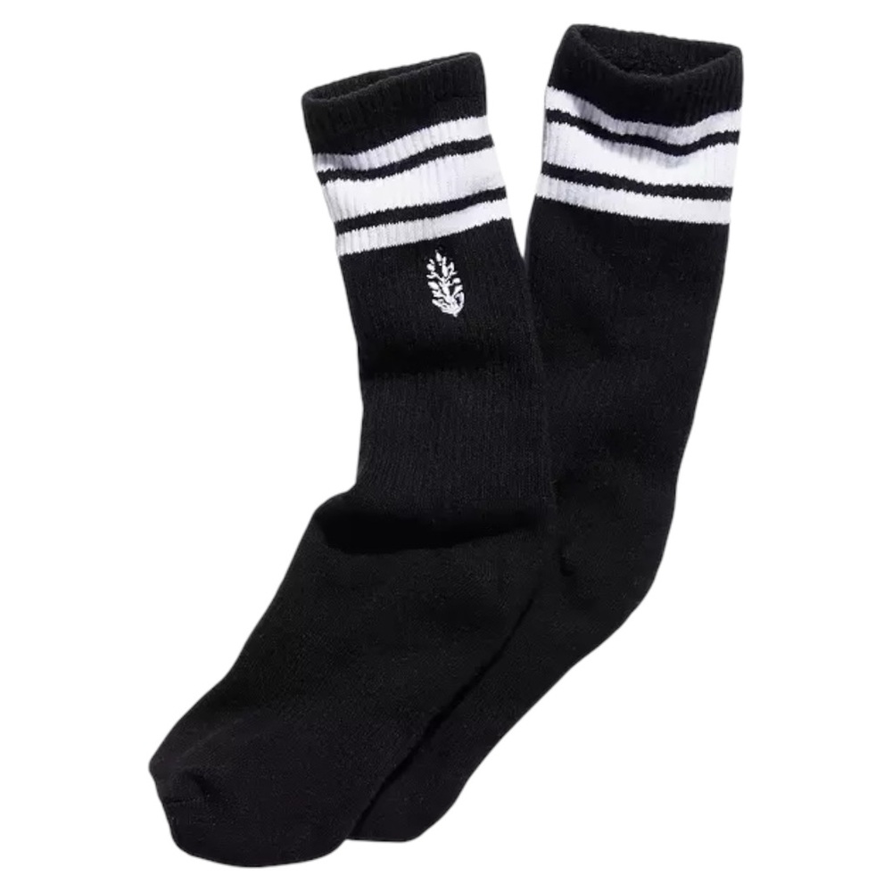FP Movement Logo Stripe Tube Socks (Black) NWT